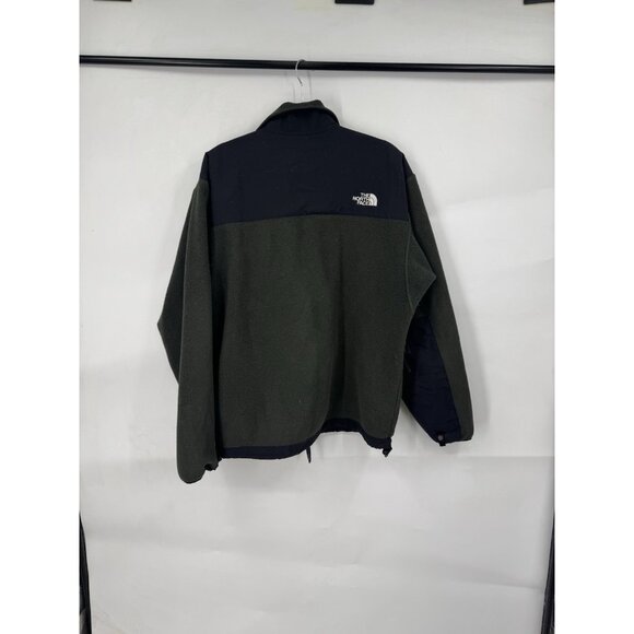 The North Face Denali Fleece Full Zip Jacket Men’s Small Green Black Outdoor - Picture 2 of 11